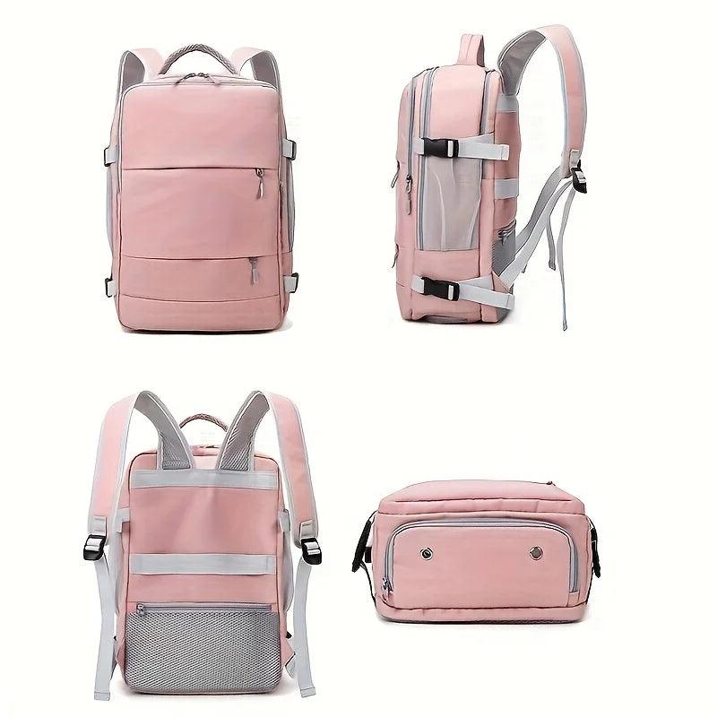 Travel Backpack Women Large Capacity Waterproof Anti-Theft Casual Daypack Bag with Luggage Strap & USB Charging Port Backpacks