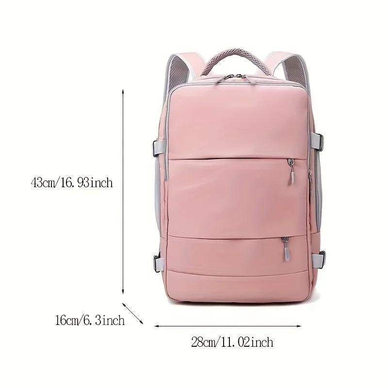 Travel Backpack Women Large Capacity Waterproof Anti-Theft Casual Daypack Bag with Luggage Strap & USB Charging Port Backpacks