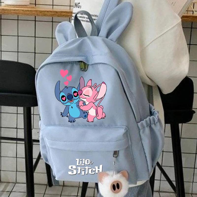 Cute Lilo & Stitch Backpack for kids, teens, and adults. Perfect for school, casual use, or as a birthday gift