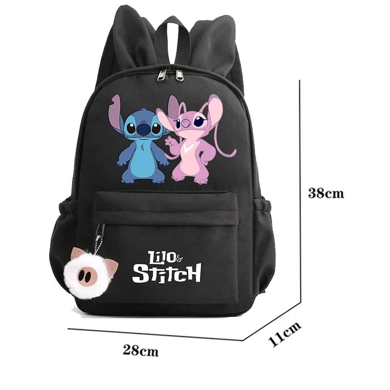 Cute Lilo & Stitch Backpack for kids, teens, and adults. Perfect for school, casual use, or as a birthday gift